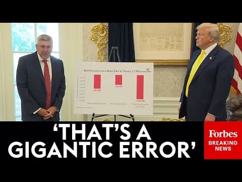 BREAKING NEWS: Trump And Stephen Moore Unveil 'New Data' To Make Case Against BLS Jobs Numbers thumbnail