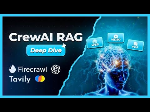 CrewAI RAG Deep Dive [Basic & Advanced Examples] thumbnail