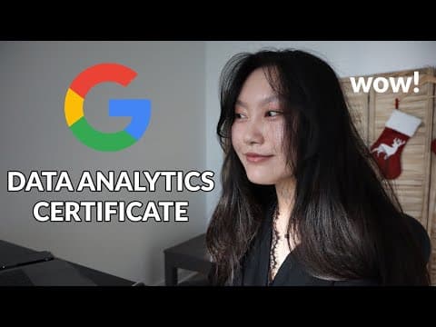 Overview, Review and Study Tips - Google Data Analytics Professional Certificate thumbnail