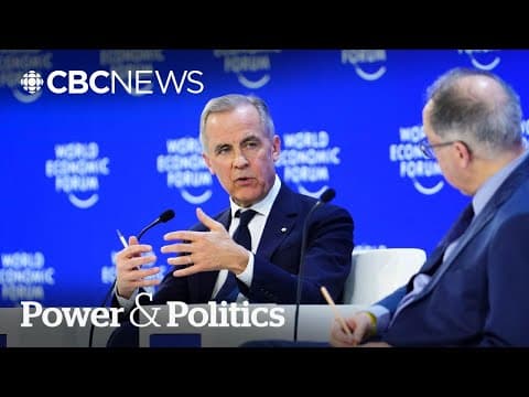 How will the U.S. react to Carney's speech about a new world order? | Power & Politics thumbnail