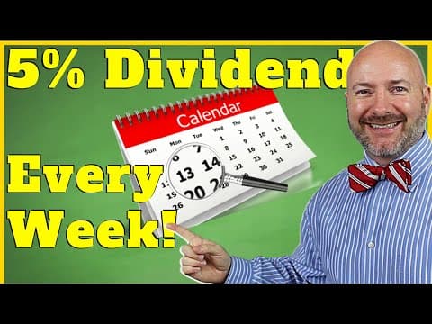 4 Dividend Stocks for Cash Flow Every Week 2024 thumbnail