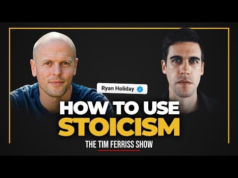 Ryan Holiday — How to Use Stoicism to Choose Alive Time Over Dead Time | The Tim Ferriss Show thumbnail