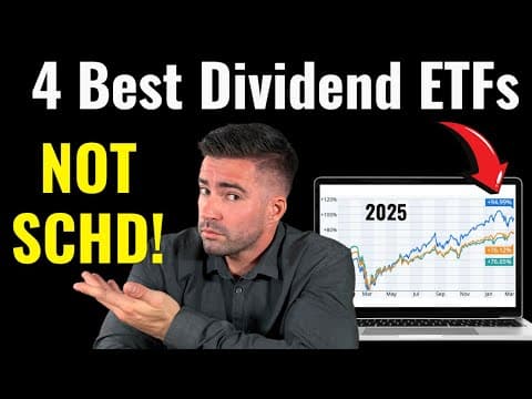 4 Best Dividend ETFs (NOT named SCHD): Live off dividends FOREVER thumbnail
