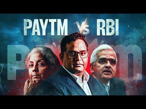 Will Paytm CRASH or Make a COMEBACK? Why is RBI hitting Paytm? :Business case study thumbnail