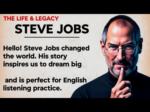 The Story of Steve Jobs || Learn English Through Story 🔥 || Graded Reader || Listening Practice ✅ thumbnail