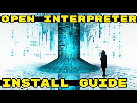How to Install Open Interpreter Locally in 2 Minutes thumbnail