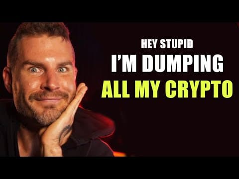 DUMP IT! Sell ALL Crypto & Bitcoin Before This Crash (HUGE Warning Signs Selling 101) thumbnail