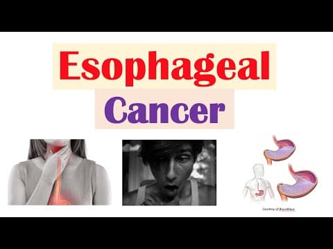 Esophageal Cancer | Risk Factors, Pathogenesis, Signs and Symptoms, Diagnosis, Treatment thumbnail