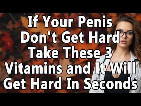 Men Over 60: 3 Essential Vitamins for Energy, Performance & Vitality | Advice For Elderly thumbnail