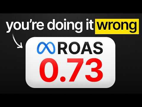 If your ads get less than 1x ROAS... do this thumbnail