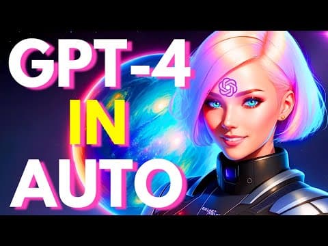 AUTO-GPT: Autonomous GPT-4! AGI's First Spark Is HERE! thumbnail
