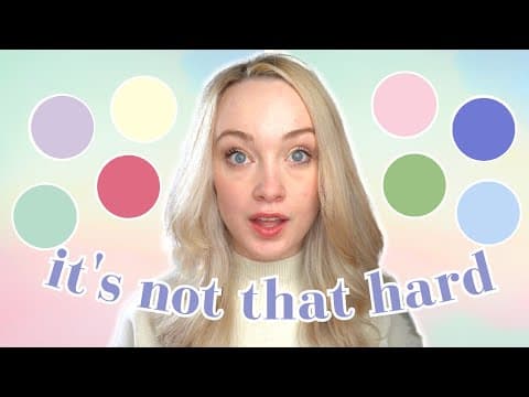 How to Find Your Colour Season for BEGINNERS  🎨🤩 thumbnail