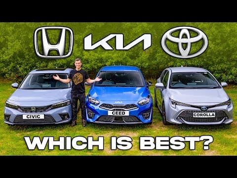 Which Family Hatchback Is Best: Honda Civic, Toyota Corolla, or Kia Ceed? thumbnail