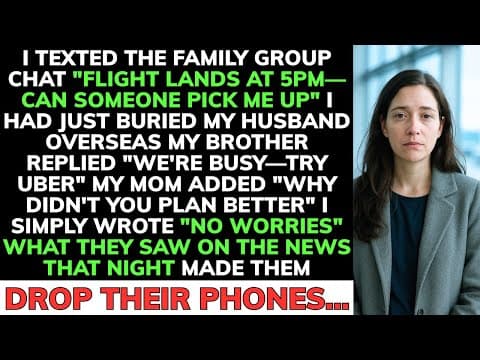 I Texted In The Family Group Chat "Flight Lands At 5Pm—Can Someone Pick Me Up?" My Brother Replied.. thumbnail