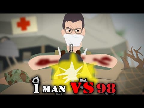 The Dentist who Fought an Entire BANZAI Charge Single-handedly (1 Man vs 98) thumbnail
