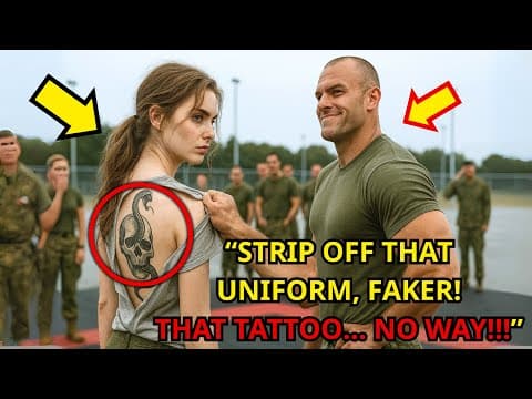 They Mocked Her at Bootcamp — Then the Commander Went Pale at Her Back Tattoo thumbnail