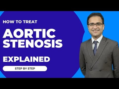 Aortic stenosis (AS) Symptoms, Murmur, Diagnosis, Treatment, Medicine Lecture USMLE NEETPG thumbnail