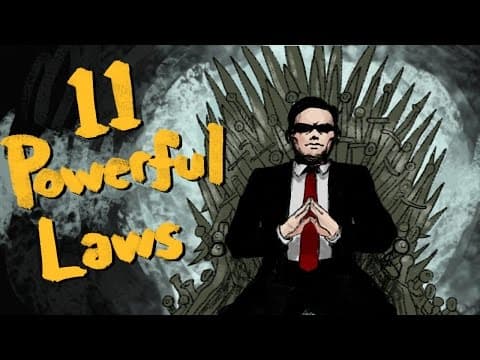 The 48 Laws Of Power  - 11 MOST POWERFUL Laws (Ft. Illacertus) thumbnail