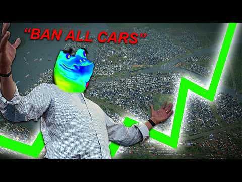 I Banned all cars in Cities Skylines 2 thumbnail