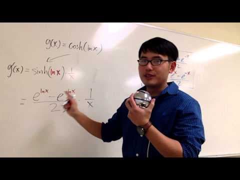 Sect 3 11 #32, derivative of cosh(ln(x)) thumbnail