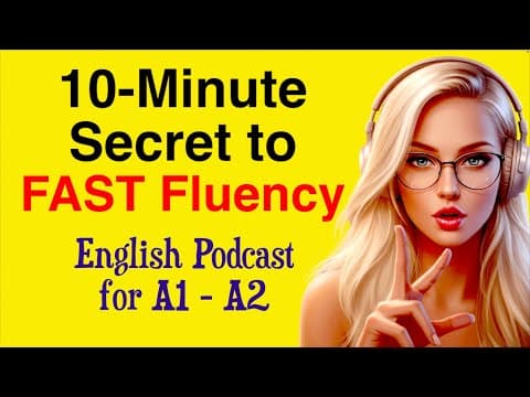 10-Minute English Practice Every Day and Speak Fluently FAST | English Speaking Tips for Beginners thumbnail