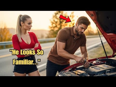 Single dad stops to fix millionaire CEO's car - only to discover she's his first love from years ago thumbnail