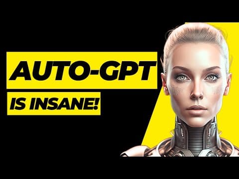 AUTO-GPT in under 5 MINUTES thumbnail