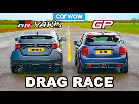 Toyota Yaris GR vs Mini GP: Which Hot Hatch Wins the Drag Race? thumbnail