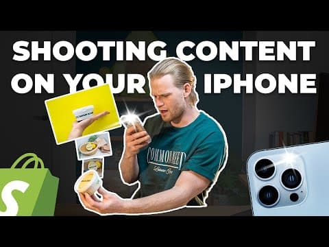 How To Shoot Content On Your iPhone | Ecommerce Tips 2024 thumbnail