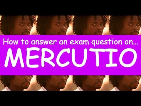 Analysis of Mercutio from 'Romeo and Juliet' thumbnail