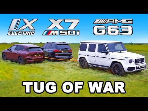 BMW iX v BMW X7 v AMG G63: TUG-OF-WAR thumbnail