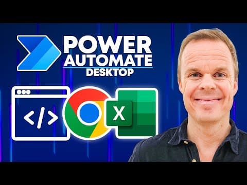 Save Web Data to Excel - Power Automate Desktop Advanced Use Case thumbnail