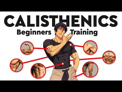 Every Calisthenics Exercise You Need To Build an Anime Physique (Starting from ZERO) thumbnail