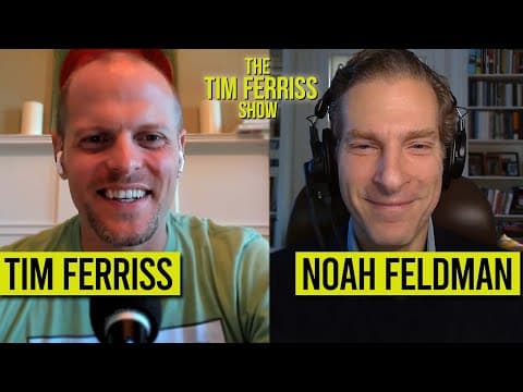 Noah Feldman on Hyper-Productivity, Learning 10+ Languages, DAOs, and More | The Tim Ferriss Show thumbnail