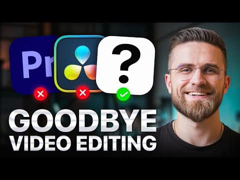 This AI Makes Editing Your Videos EASY – The Only Tool You Need! thumbnail