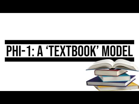 Phi-1: A 'Textbook' Model thumbnail