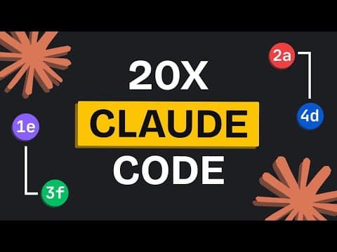 How I ACTUALLY Use Claude Code... My Complete Workflow thumbnail