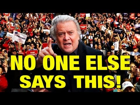 THIS Is Why Steve Bannon TERRIFIES The Establishment! thumbnail