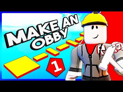 How to make an Obby on Roblox Episode 1 thumbnail