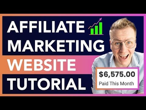 How To Build An Affiliate Marketing Website 2025 | For Beginners thumbnail