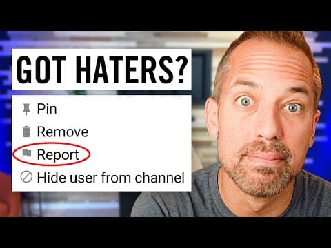Don’t stress - Respond to Negative YouTube Comments LIKE A BUSINESS thumbnail
