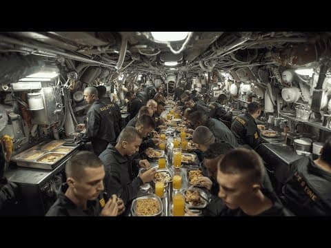 How Submarine Sailors Eat, Sleep & Survive for 3 Months Underwater thumbnail