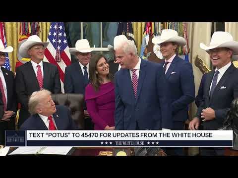 President Trump Participates in a Bill Signing Ceremony, Dec. 12, 2025 thumbnail