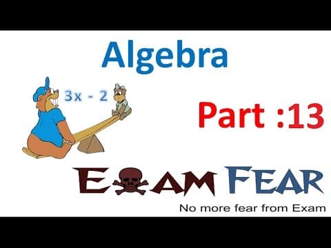 Maths Algebra part 13 (Solving Equation: trail Error method) CBSE Class 6 Mathematics VI thumbnail
