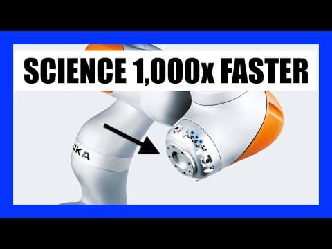Robot Does Science 1,000X Faster Than Puny Humans | [OFFICE HOURS] Podcast #013 thumbnail