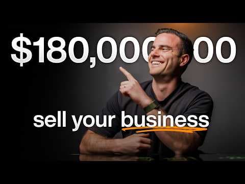Don’t Sell A Business Before Watching This Video! (I Sold For $180M) thumbnail