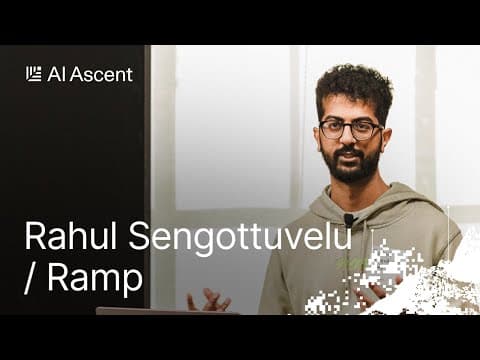 How Ramp solved the Fatal Flaw in AI Agent Strategy ft. Rahul Sengottuvelu thumbnail