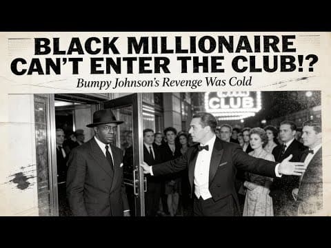 1935: R*cist Doorman Insults Bumpy Johnson at Whites-Only Club – What Happened Next Shocked New York thumbnail