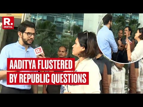 Republic Confronts Aditya Thackeray On Mithi River Scam | Exclusive thumbnail