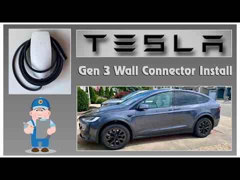 Tesla Wall Charger | 60 Amp 240 Volt Electric Vehicle Wiring thumbnail